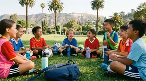 Soccer camp during school break